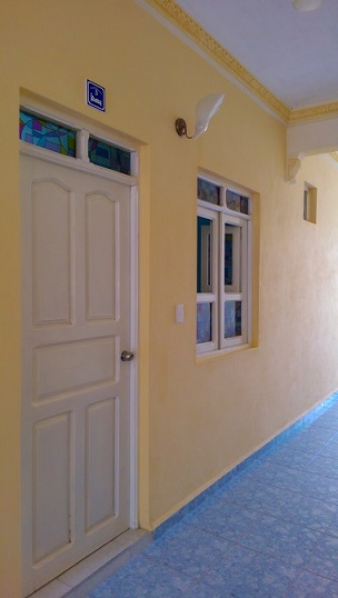 'Hall and entrance of the rooms' Casas particulares are an alternative to hotels in Cuba.